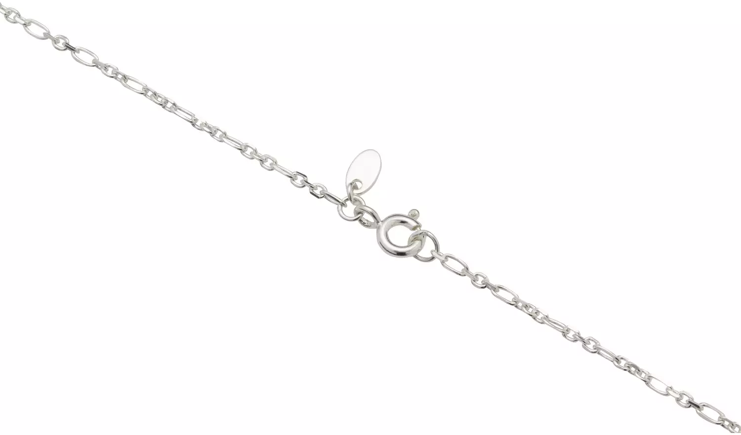 Moon and Back Sterling Silver Mother of Pearl Necklace