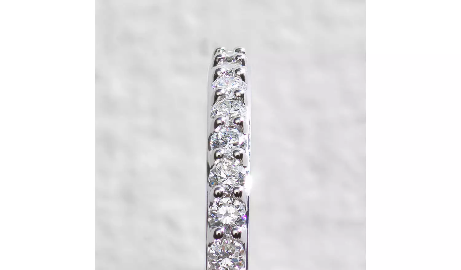 Pure Brilliance 9ct White Gold 0.25ct Lab Diamond Ring - S