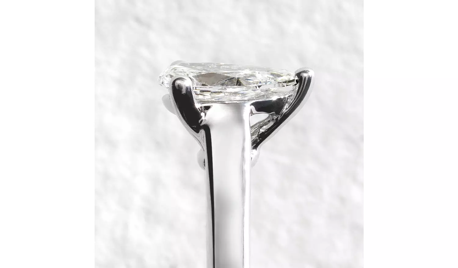 Pure Brilliance 9ct White Gold 0.25ct Lab Diamond Ring - R