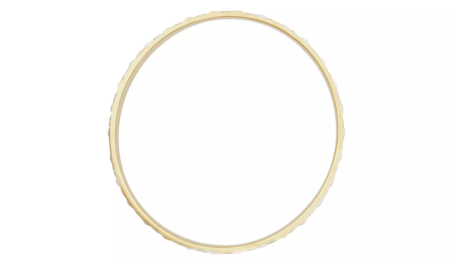 Revere 9ct Gold Diamond Cut Sparkle Wedding Ring - N