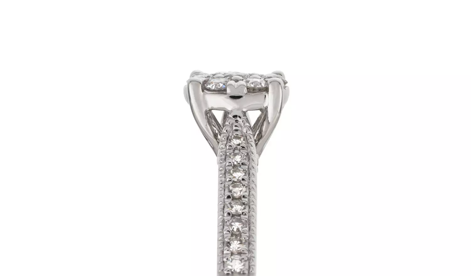 Revere 9ct White Gold 0.20ct Diamond Engagement Ring - M