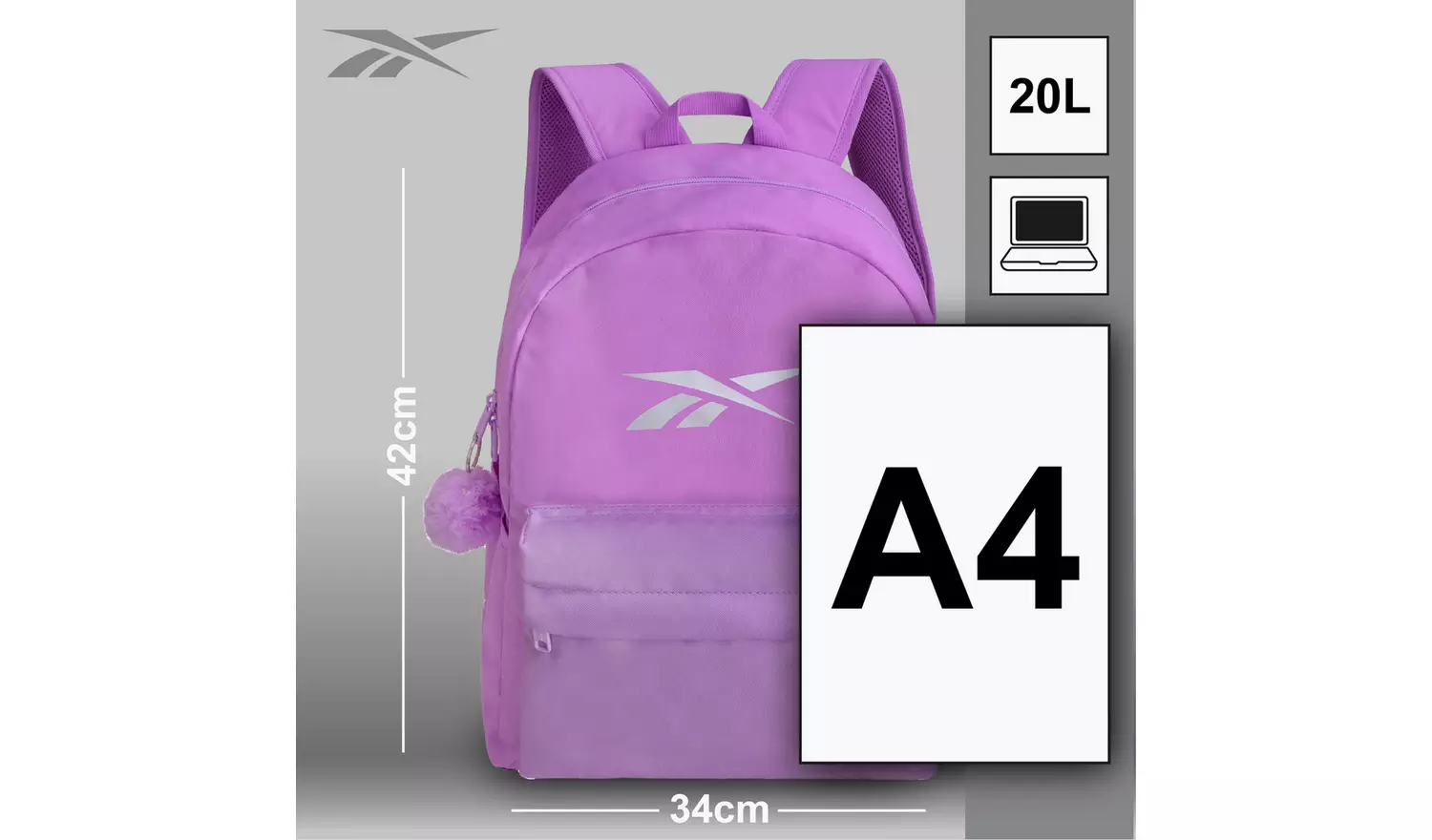 Reebok Classic Backpack - Lilac