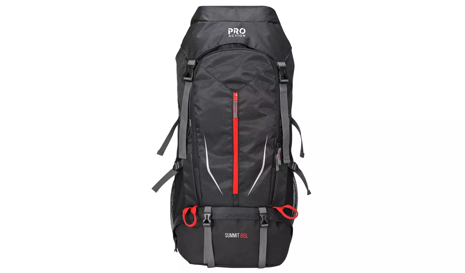 Pro Action Summit 65L Backpack - Black