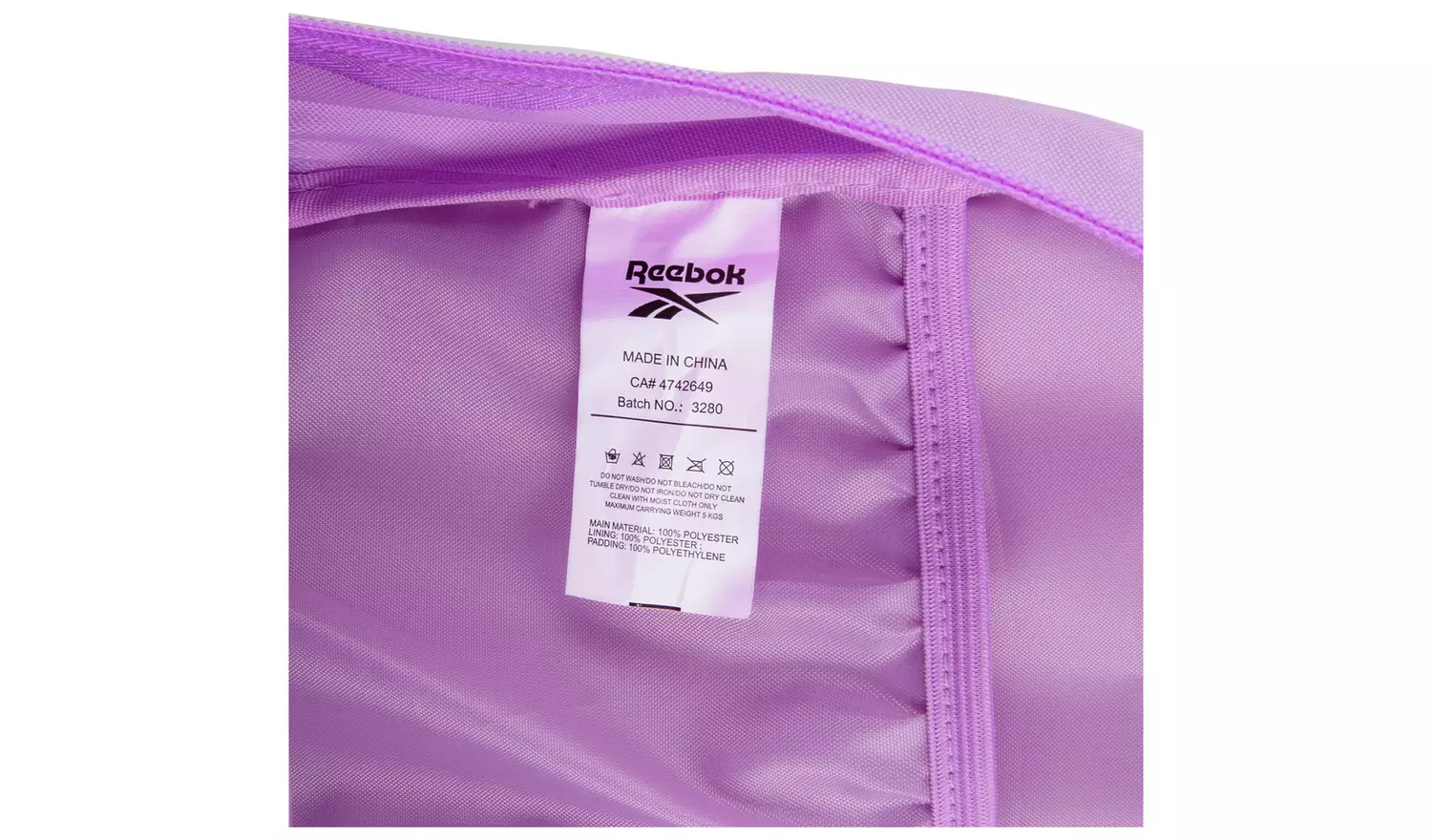 Reebok Flower Backpack - Purple