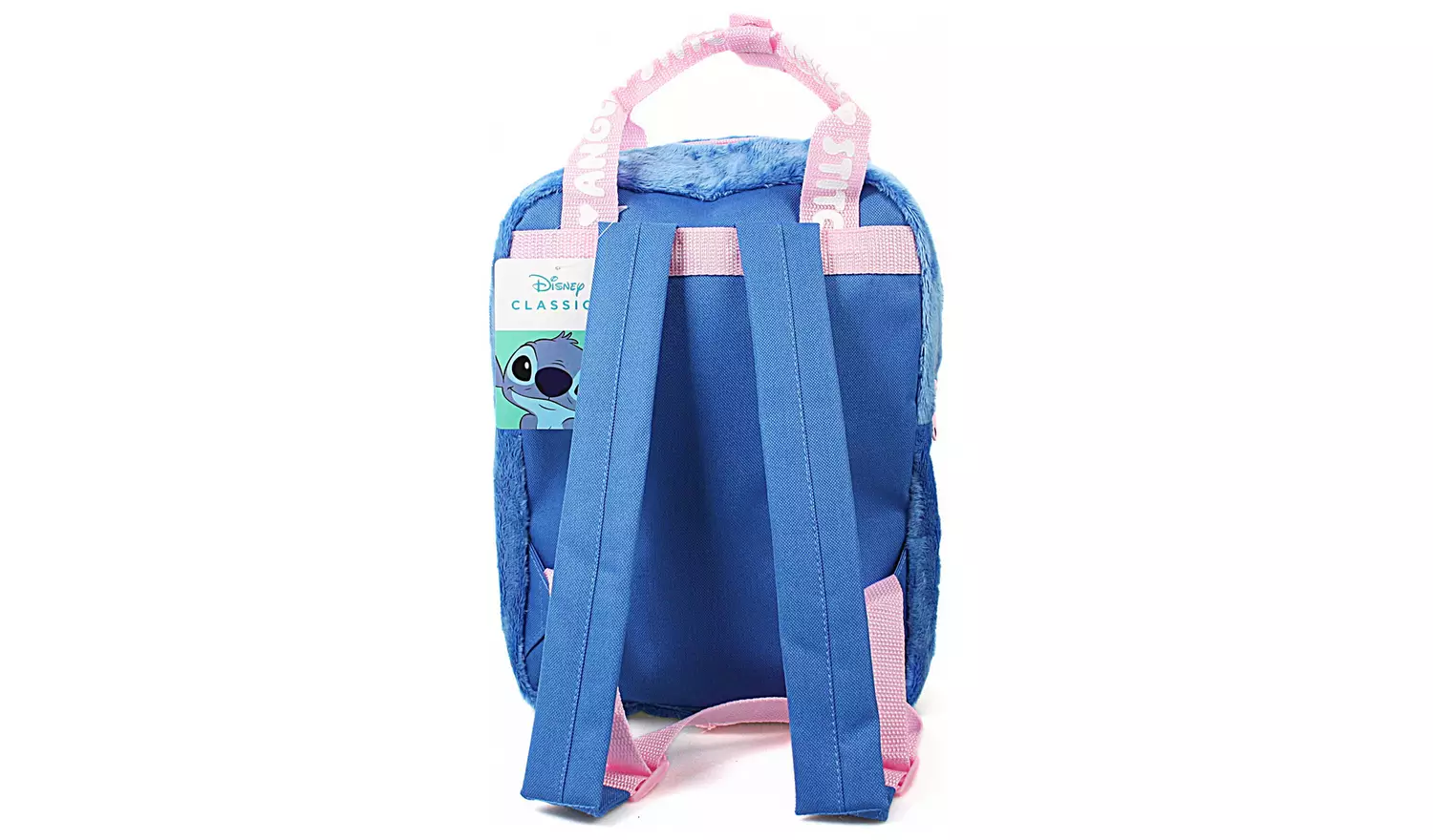 Disney Lili and Stitch 7.5L Kids Backpack - Blue and Pink