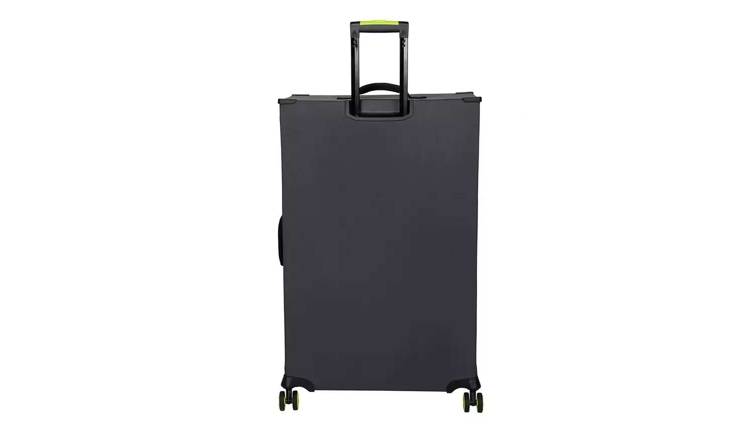 IT Luggage 8 Wheel Maxspace Cabin Case Charcoal/ Lime