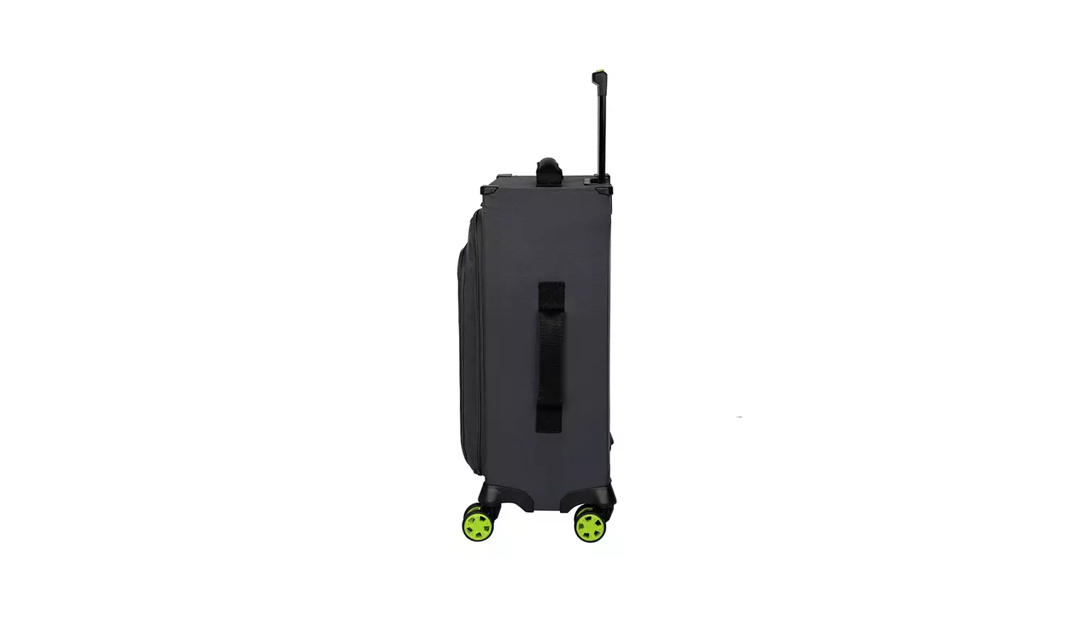 IT Luggage 8 Wheel Maxspace Cabin Case Charcoal/ Lime