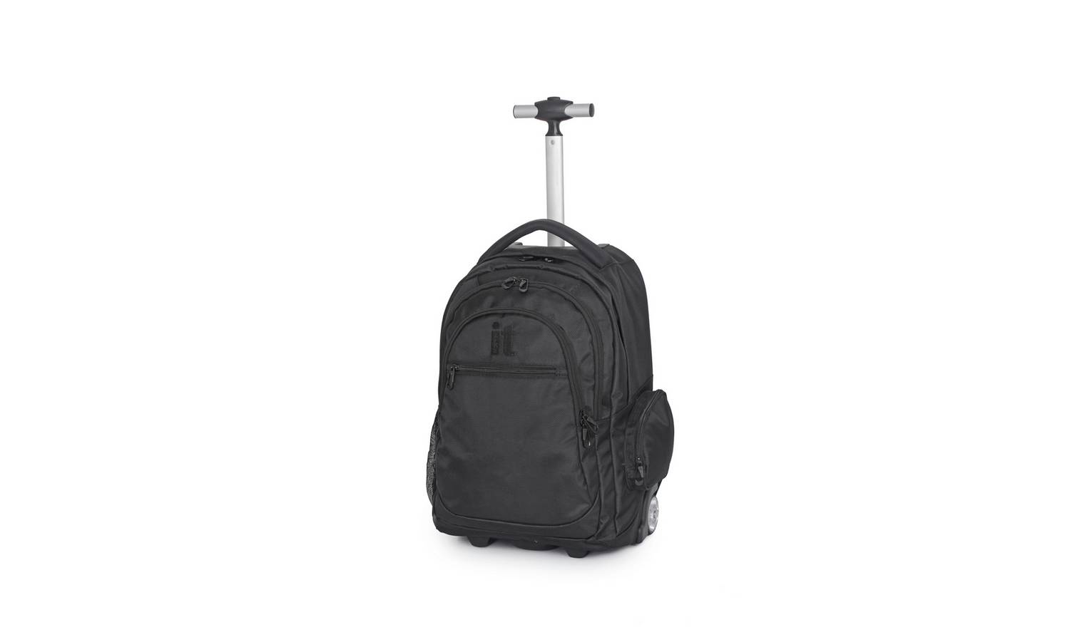 it Luggage 28L Backpack with 2 Wheels - Black