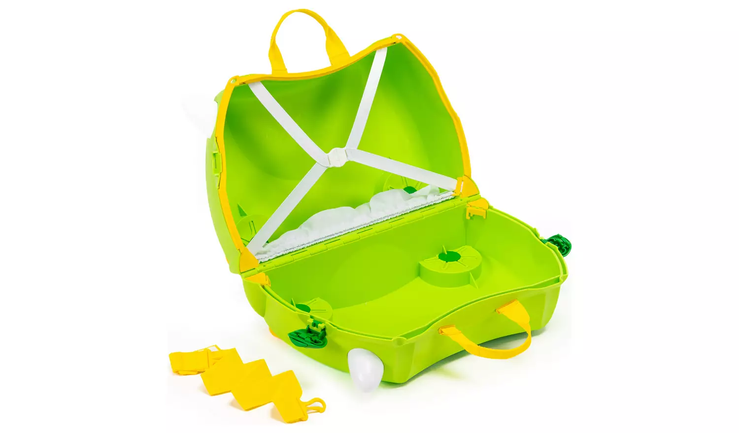 Trunki Dudley Dinosaur 4 Wheel Hard Kids Ride-On Suitcase