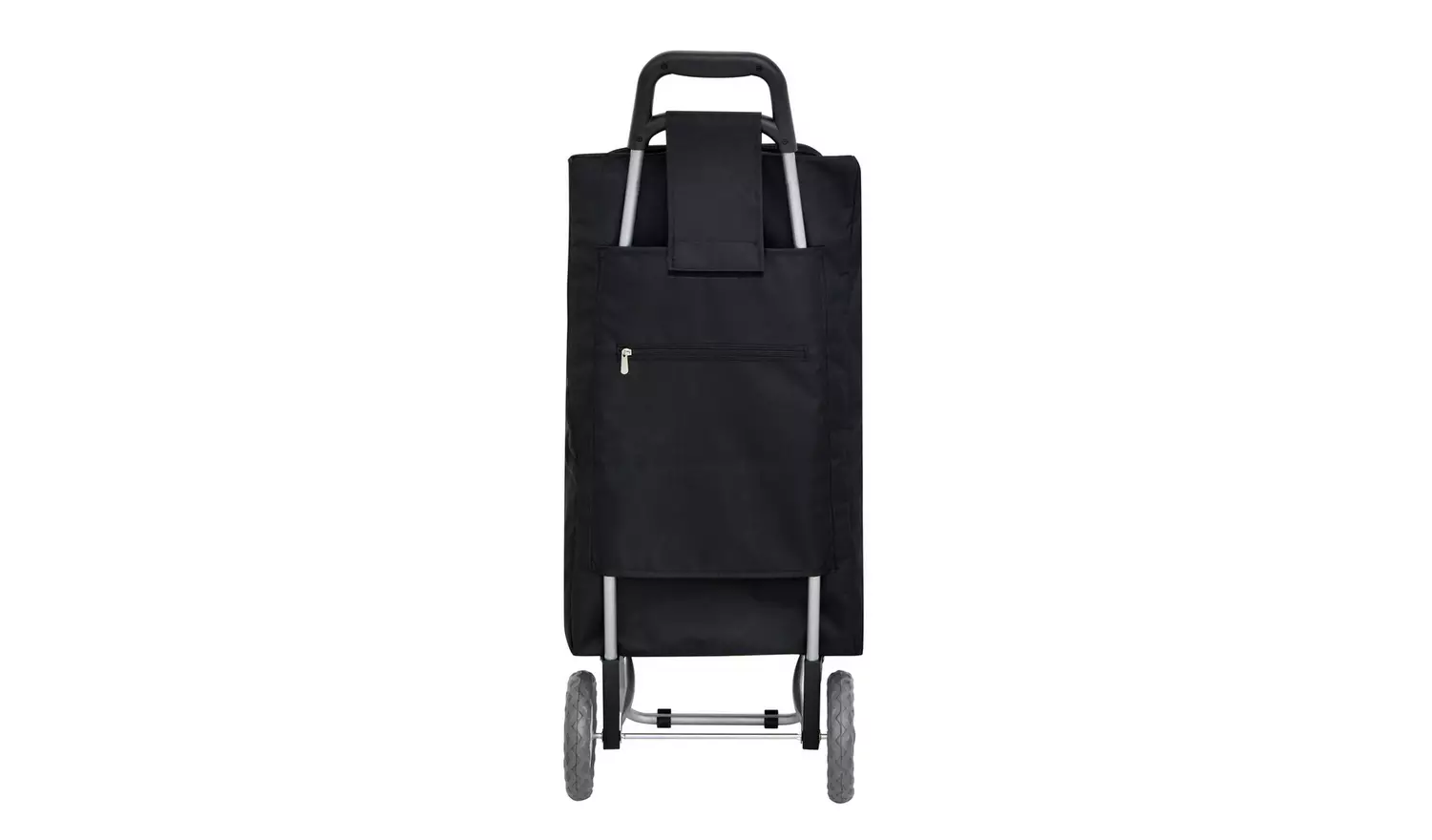 2 Wheel Folding Black Insulated Shopping Trolley