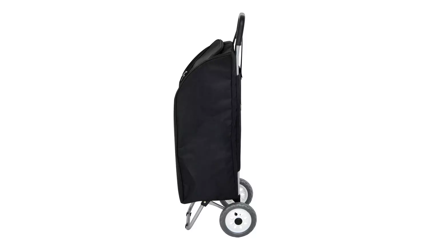 2 Wheel Folding Black Insulated Shopping Trolley