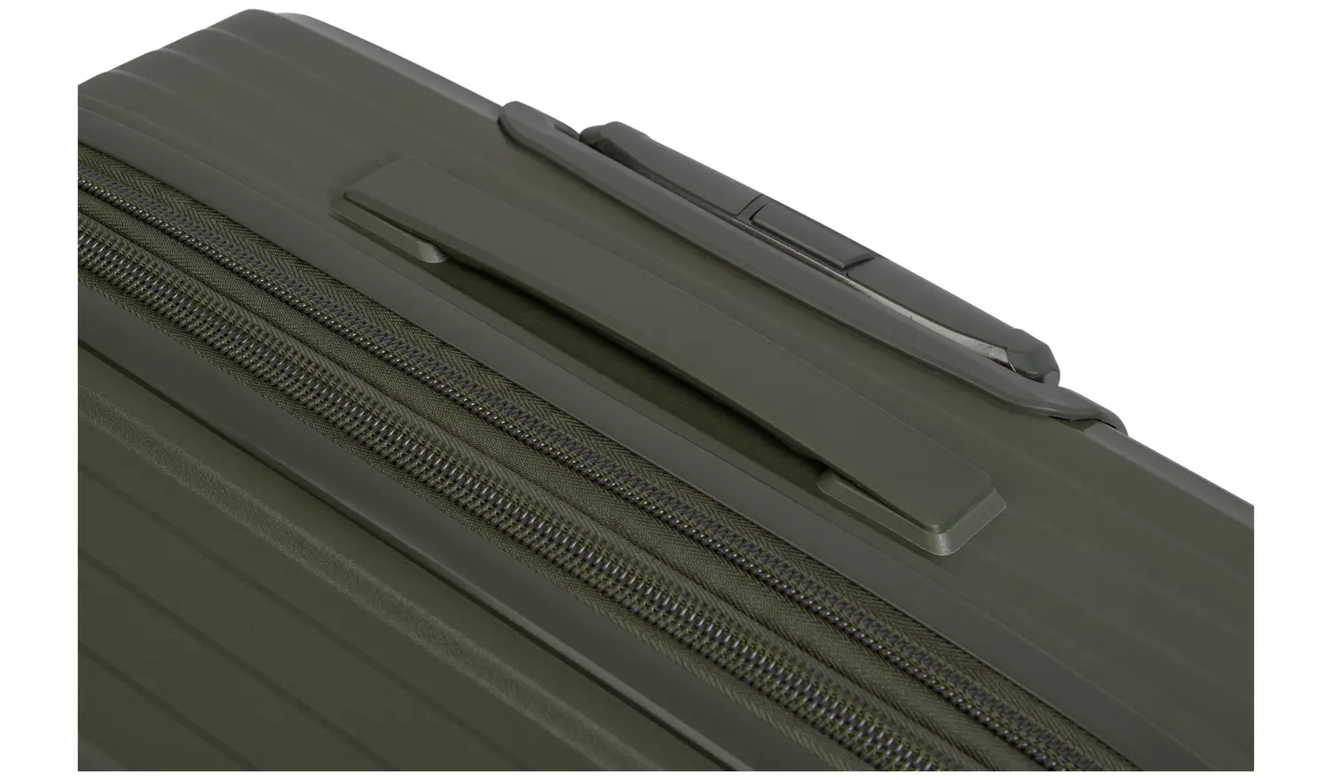 IT Hard Light Weight Expand Cabin 8 Wheel Suitcase - Olive