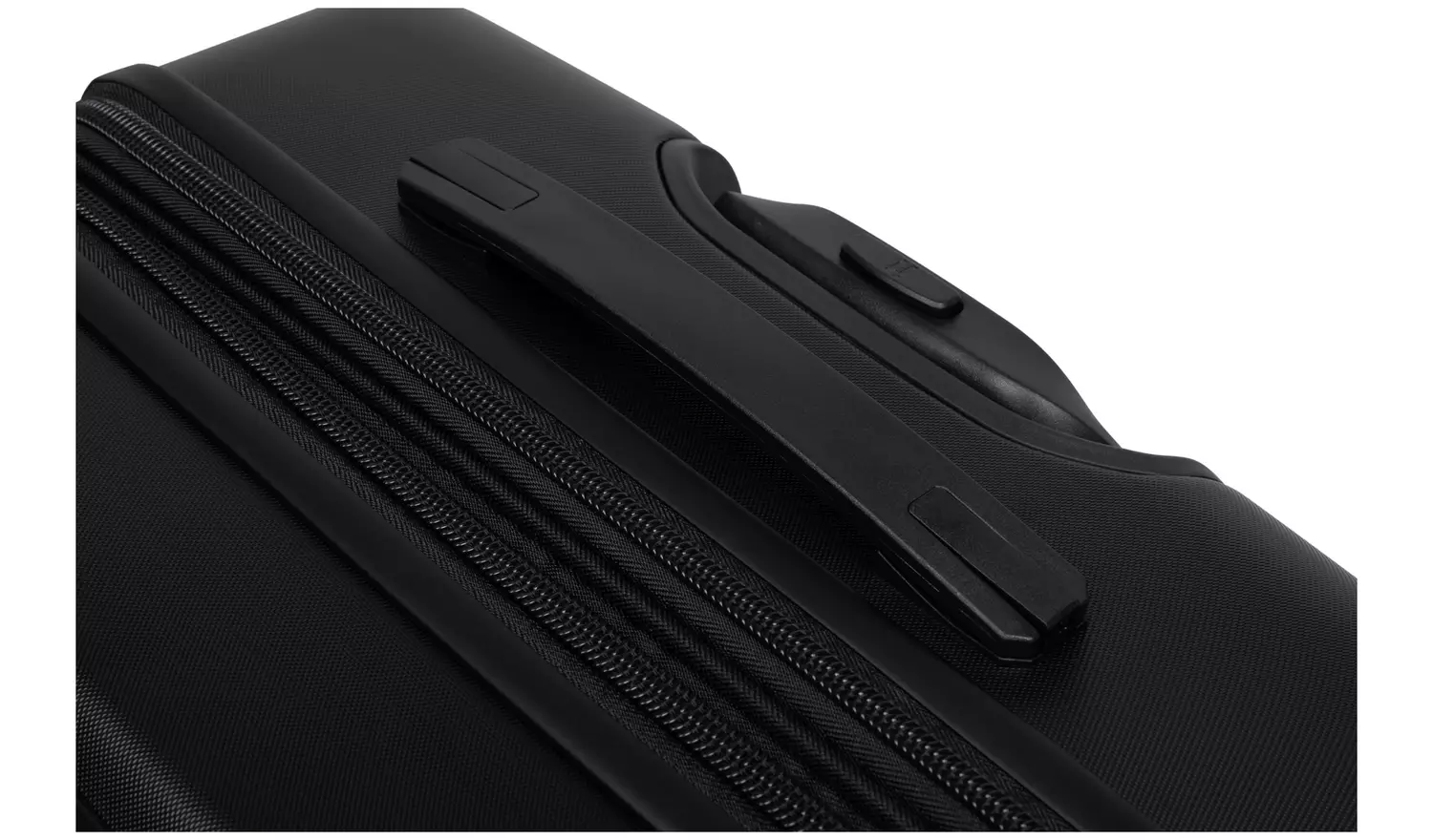 IT Hard Expandable 8 Wheel Cabin Suitcase - Black