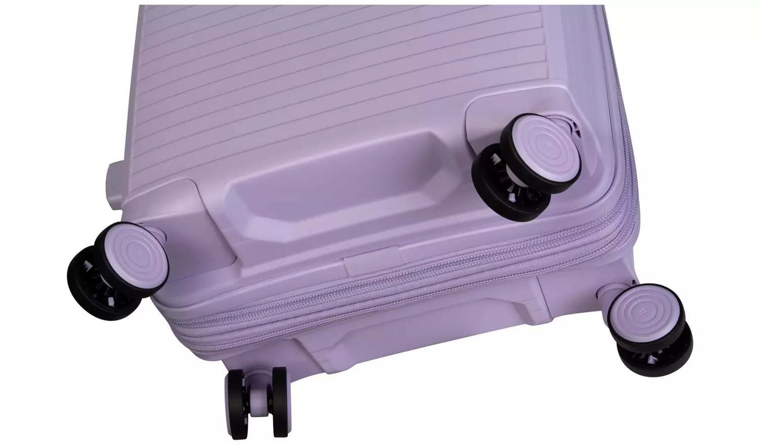 IT Hard Large Light Weight Expandable 8 Wheel Suitcase-Lilac
