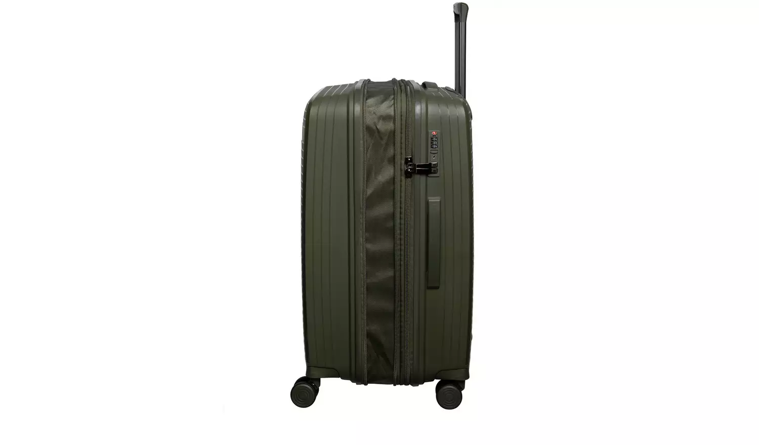 IT Hard Light Weight Medium 8 Wheel Suitcase - Olive