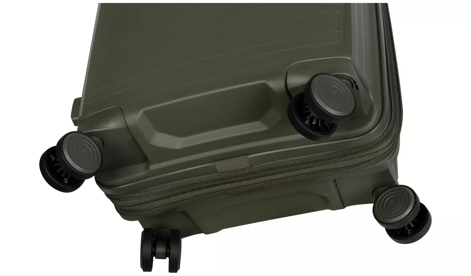 IT Hard Light Weight Medium 8 Wheel Suitcase - Olive