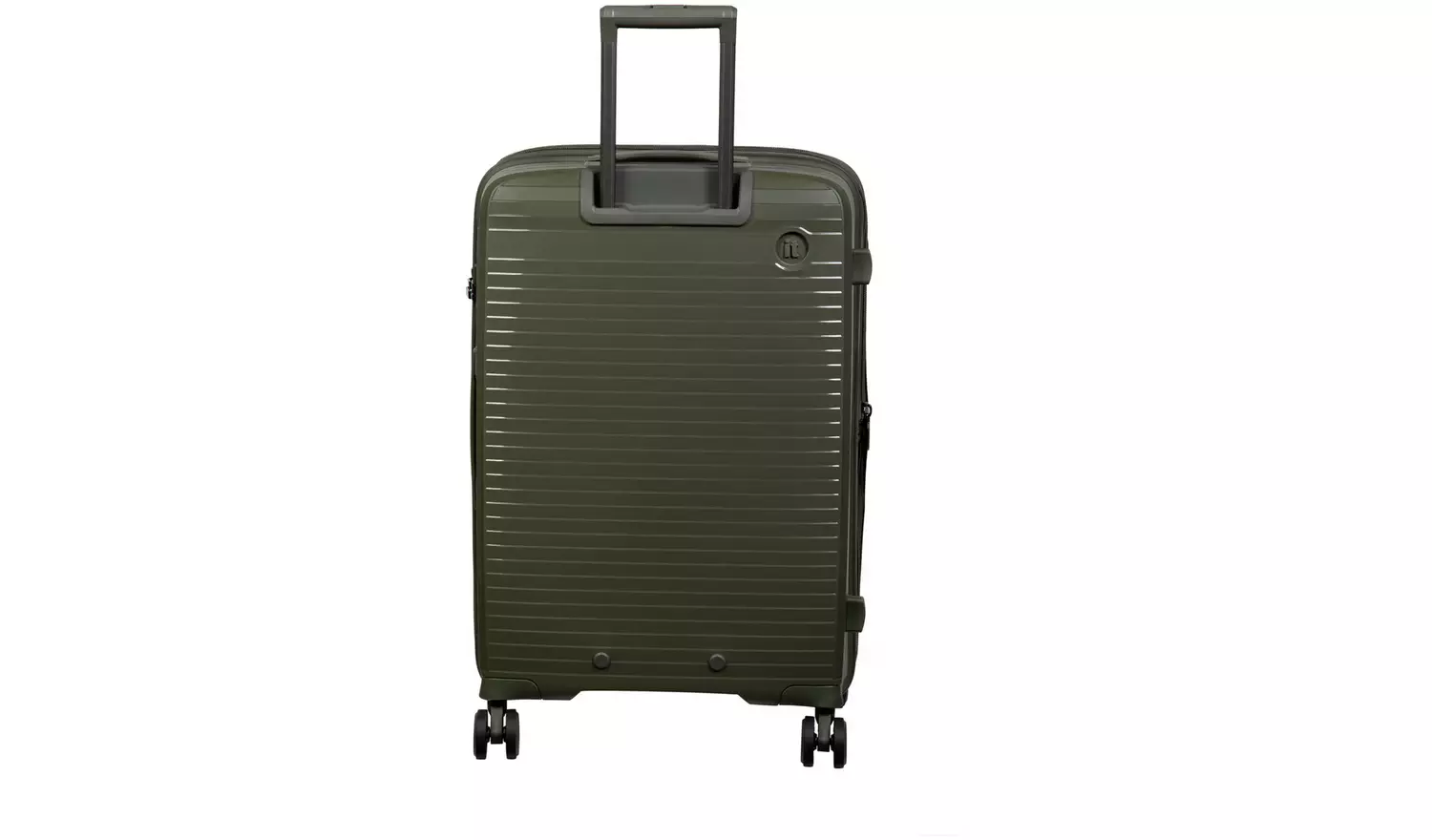 IT Hard Light Weight Medium 8 Wheel Suitcase - Olive