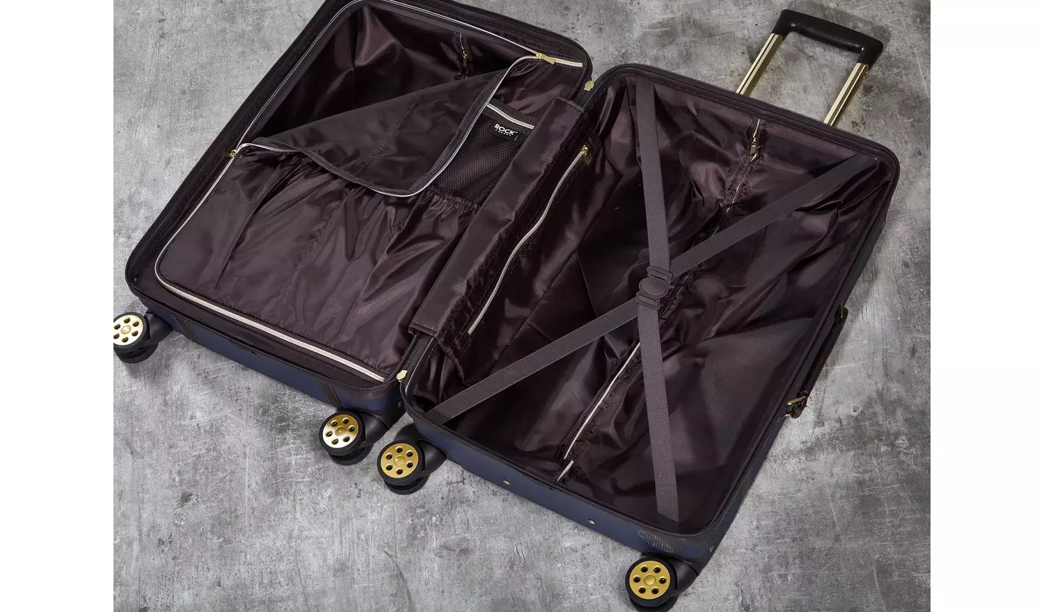 Rock Vintage Medium Hard Case - Navy