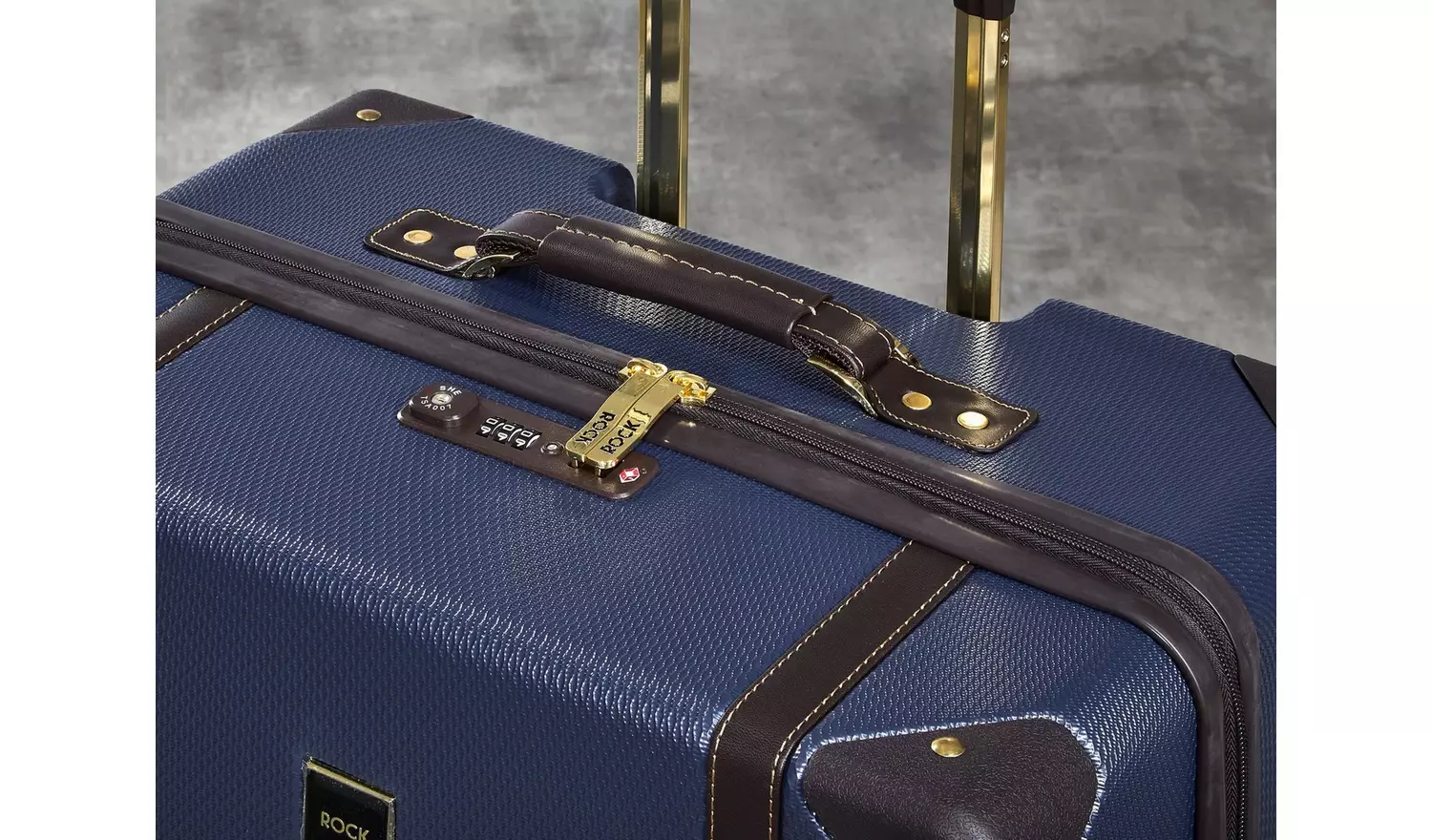 Rock Vintage Medium Hard Case - Navy