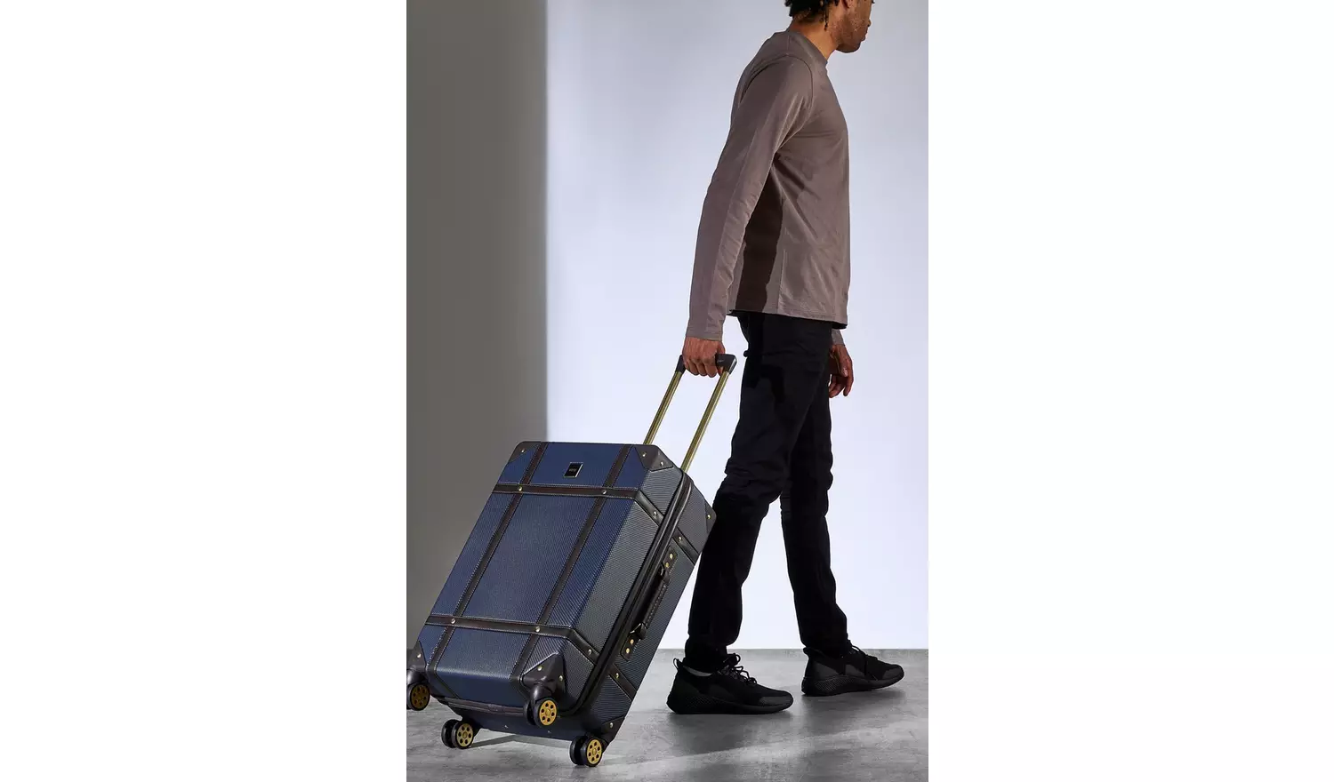 Rock Vintage Medium Hard Case - Navy