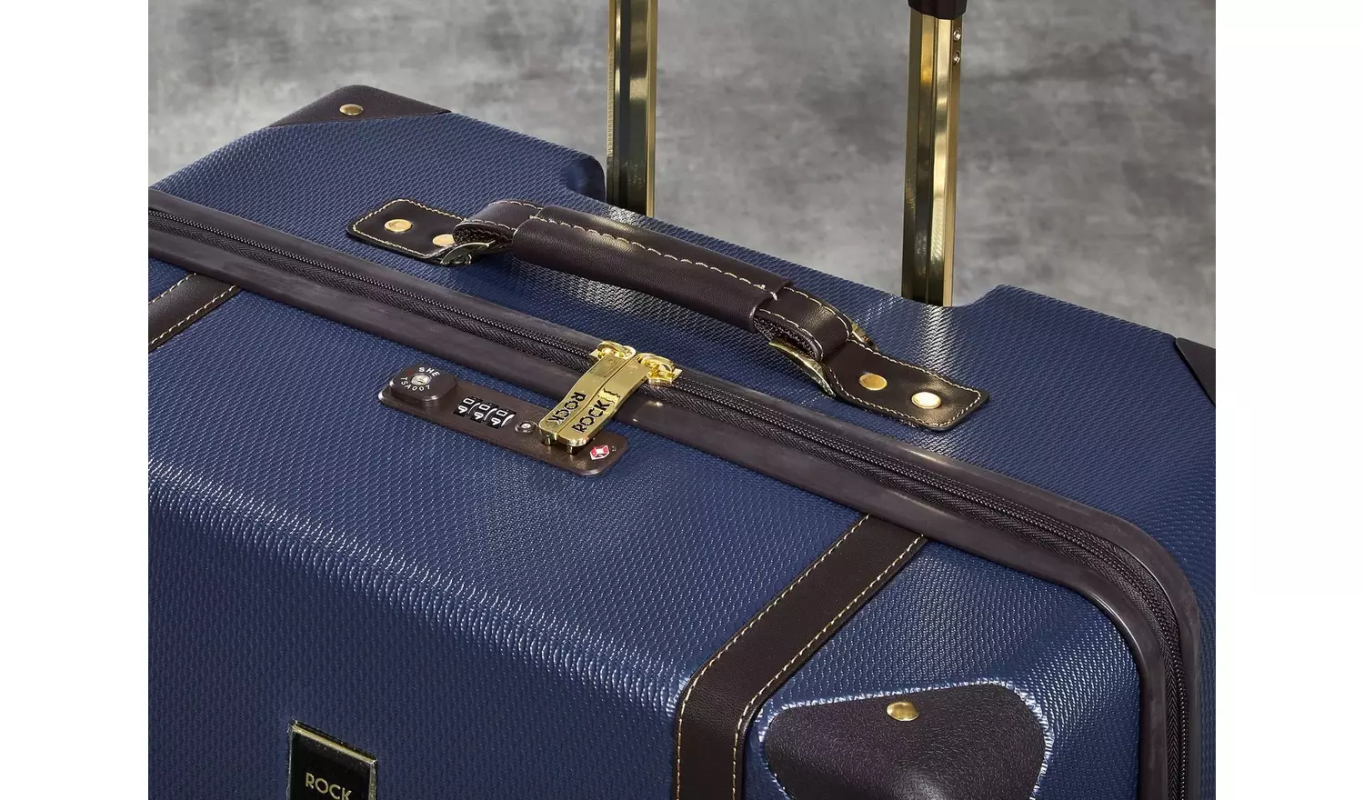 Rock Vintage Large Hard Case - Navy