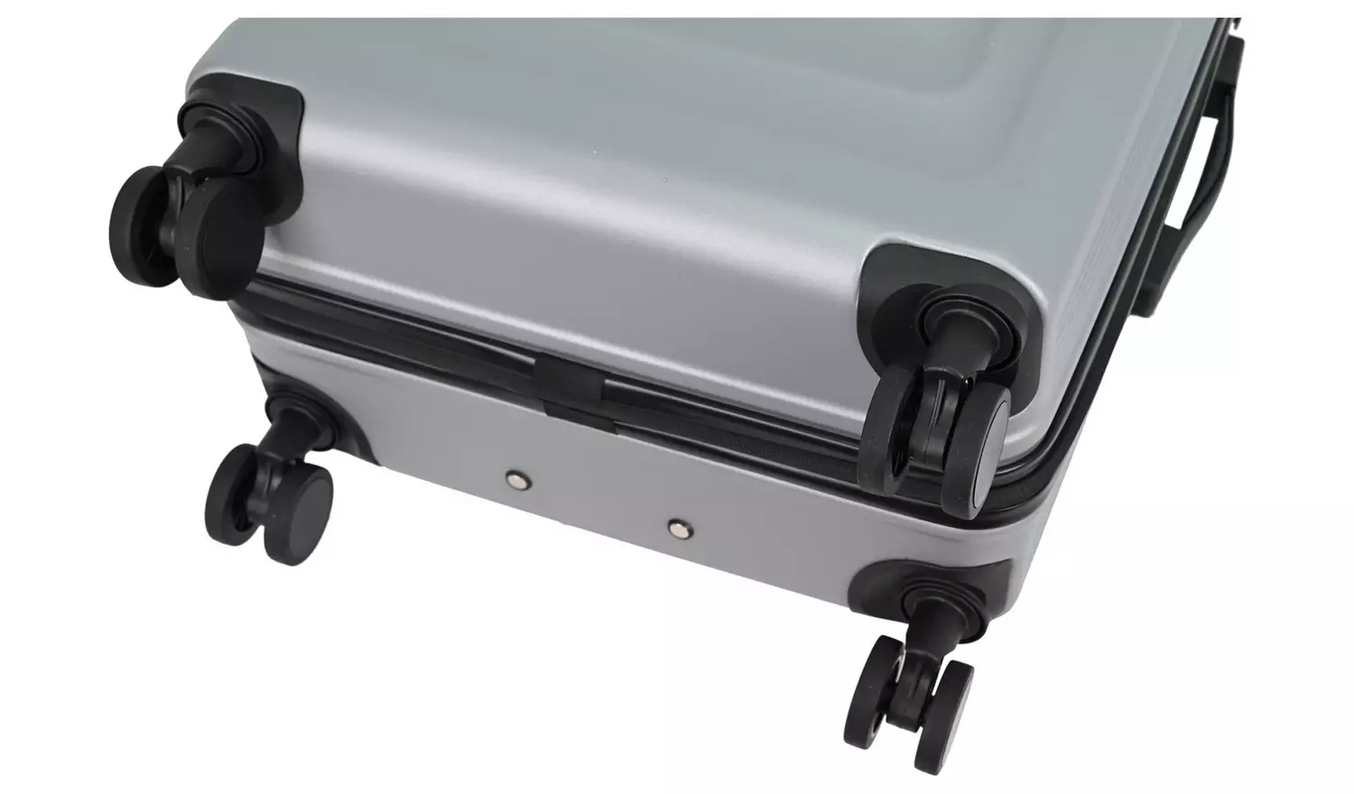 Featherstone 8 Wheel Hard Suitcase - Cabin, Silver