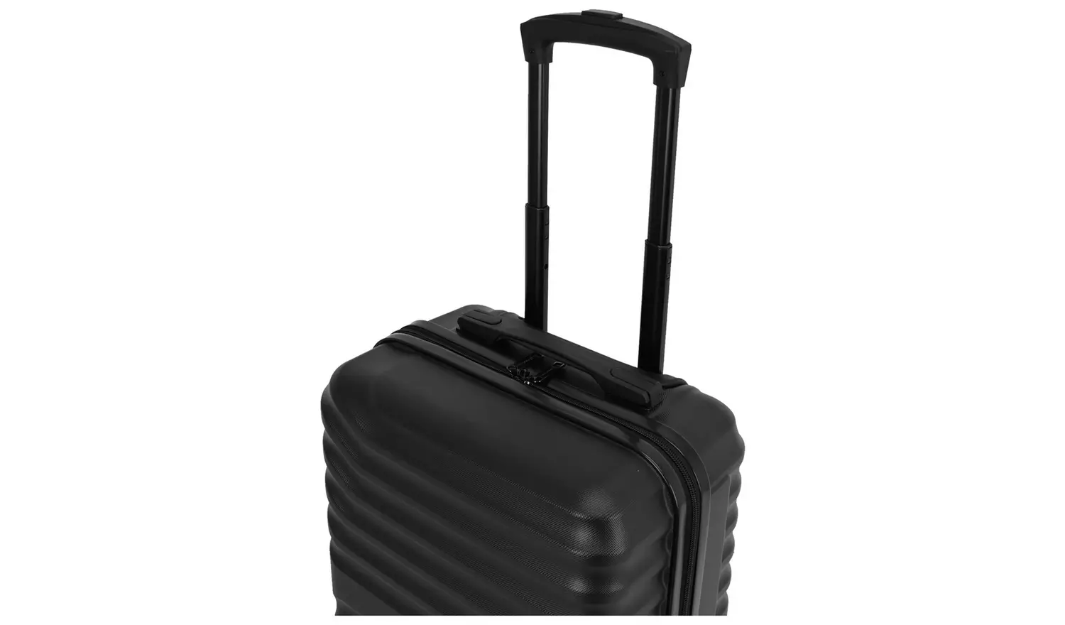 Featherstone 4 Wheel Hard Suitcase - Large, Black