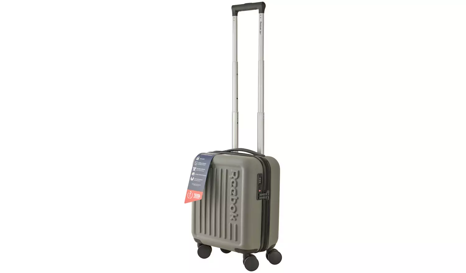 Reebok Ogle 8 Wheel Hard Cabin Underseat Trolley Case