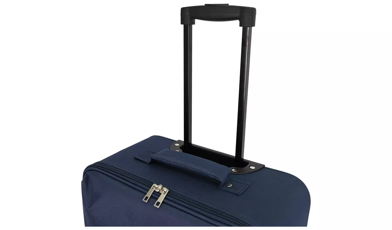 Featherstone 4 Wheel Soft Suitcase - Medium, Navy