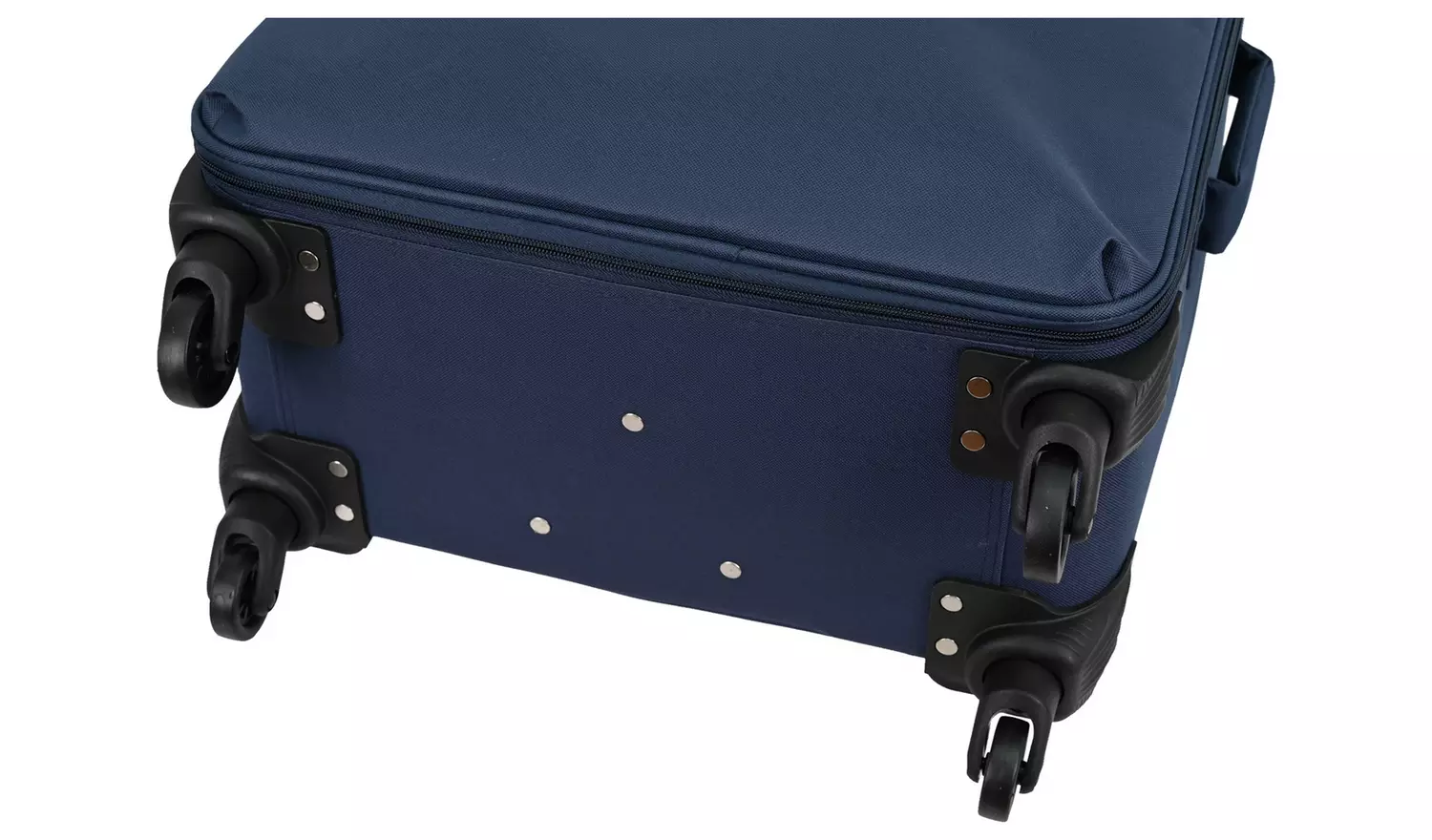 Featherstone 4 Wheel Soft Suitcase - Medium, Navy