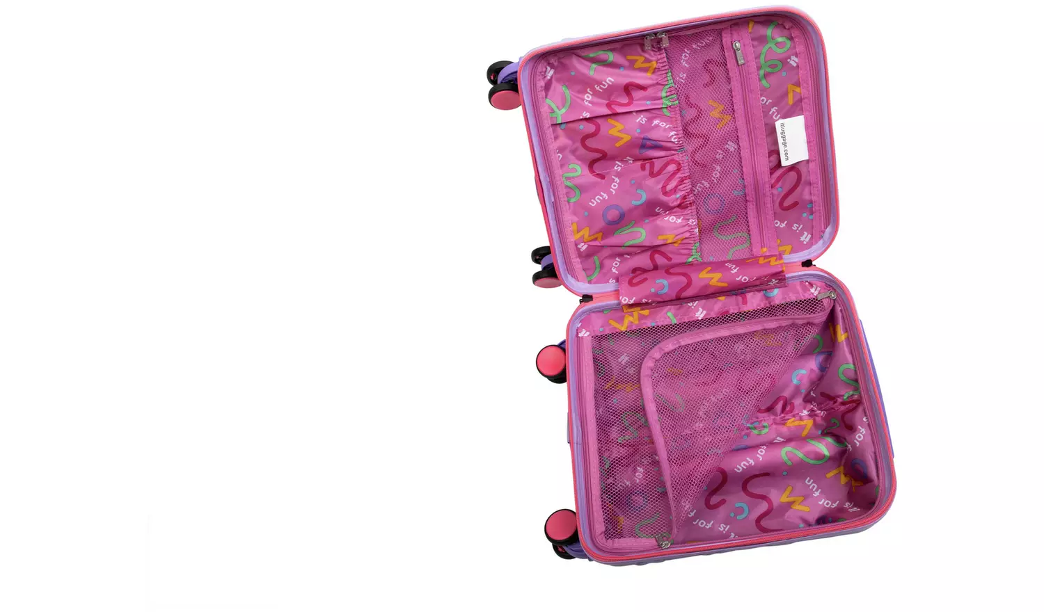 IT Luggage Mystical 2pc 8 Wheel Kids Suitcase Set - Lavender
