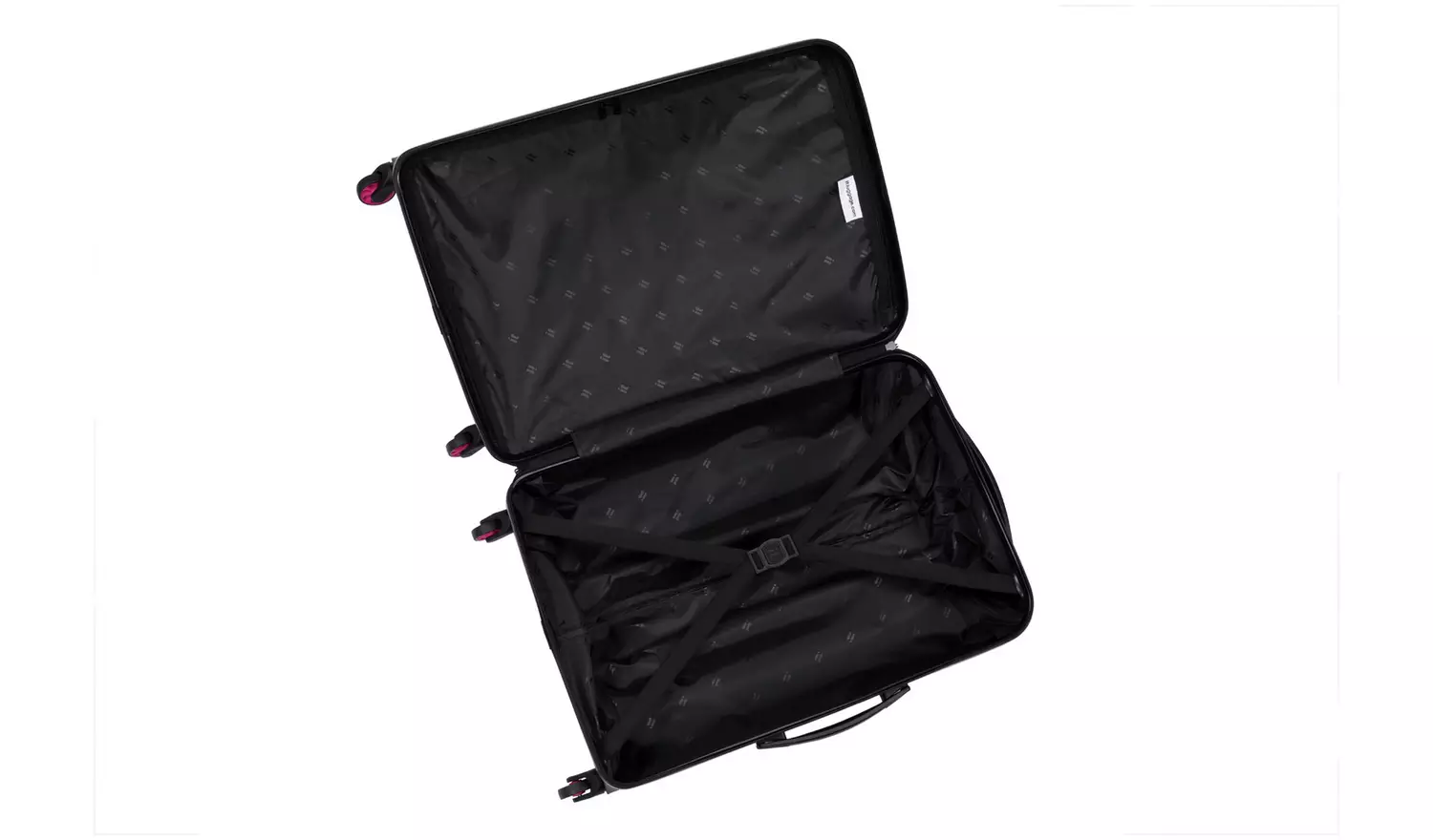 IT Luggage Shutter 3pc 8 Wheel Hard Suitcase Set - Pink