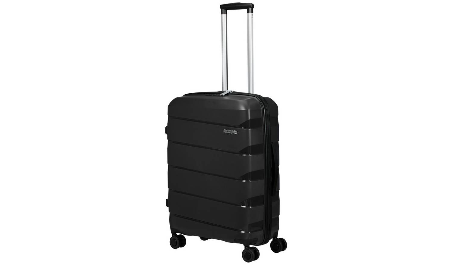 American Tourister Air Move Hard Black Suitcase - Medium
