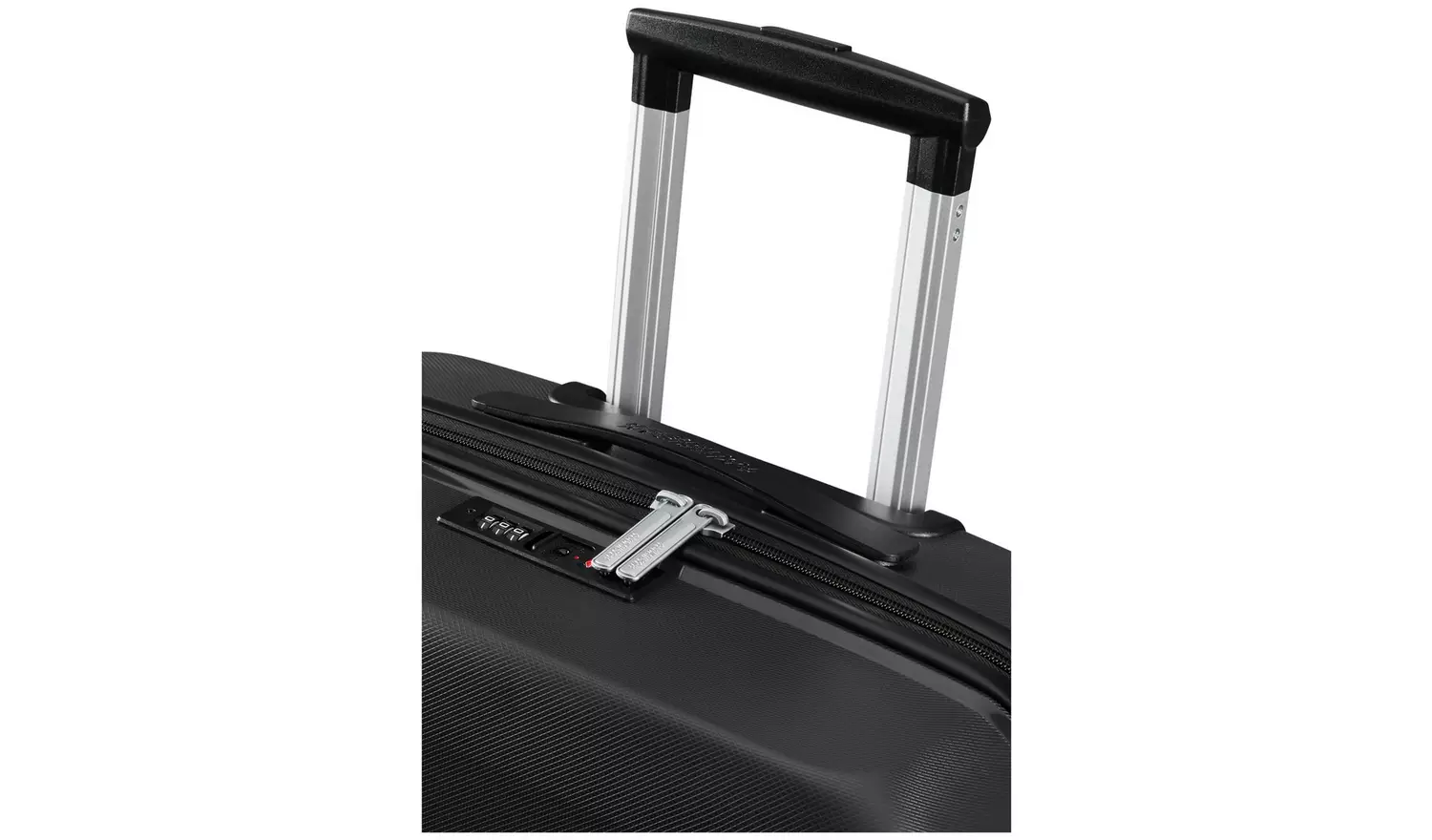 American Tourister Air Move Hard Black Suitcase - Medium