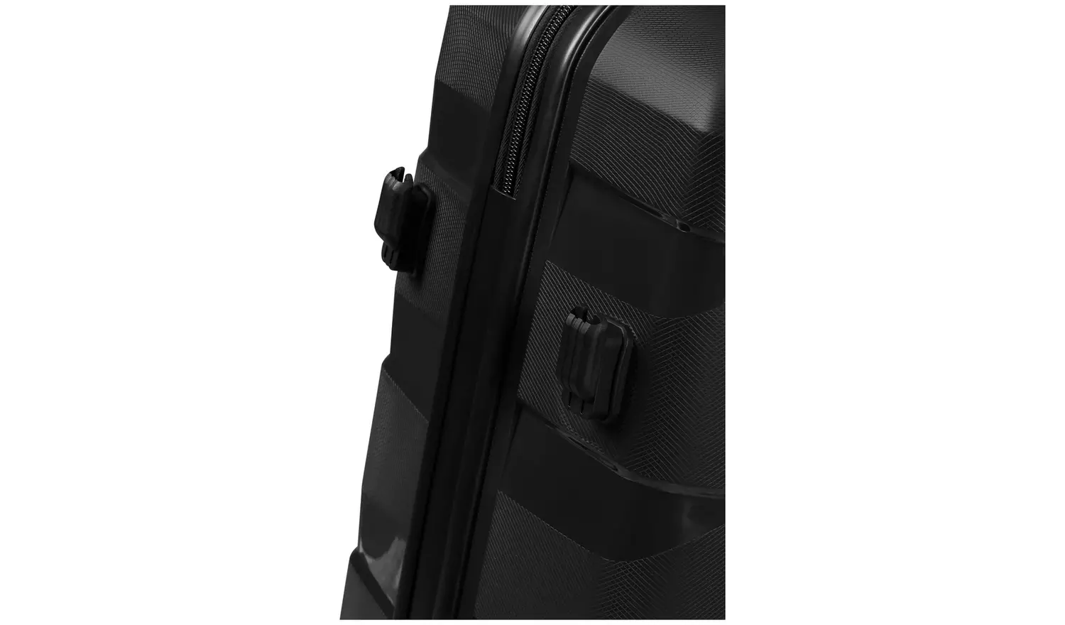 American Tourister Air Move Hard Black Suitcase - Medium