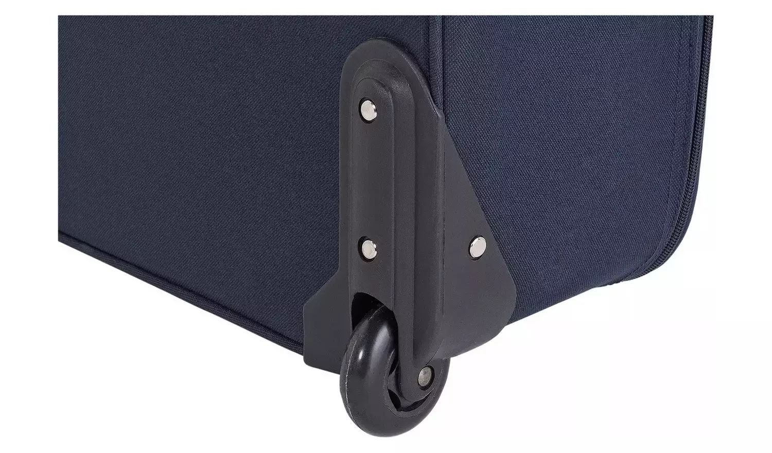 2 Piece Soft 2 Wheeled Luggage Set - Blue