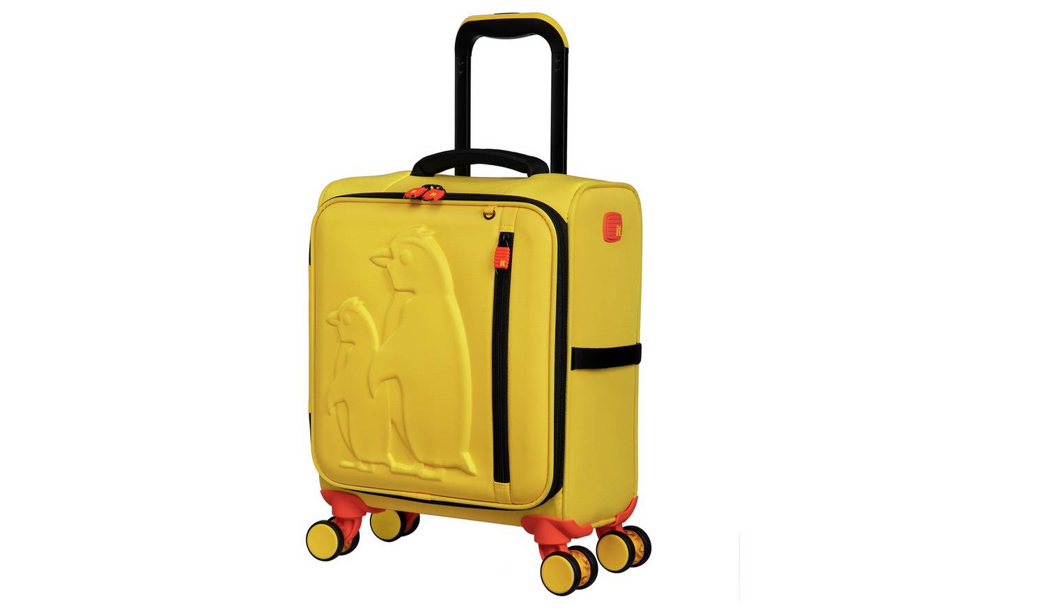 IT Luggage 8 Wheel Soft Suitcase - Small, Yellow