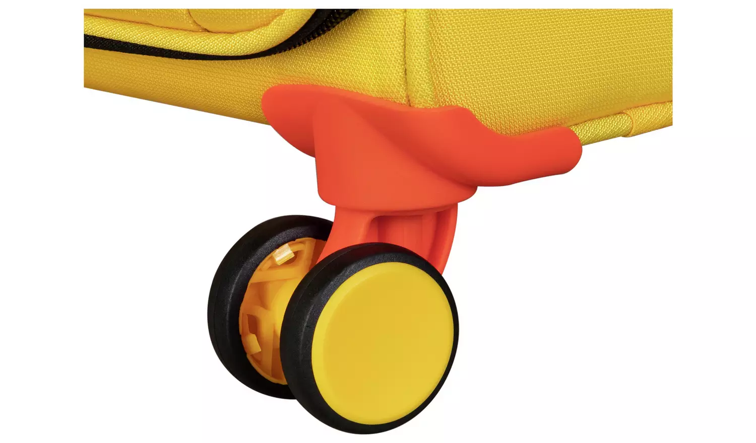 IT Luggage 8 Wheel Soft Suitcase - Small, Yellow