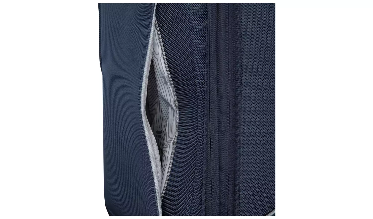 IT Luggage Expandable 8 Wheel Soft Suitcase - Small, Navy