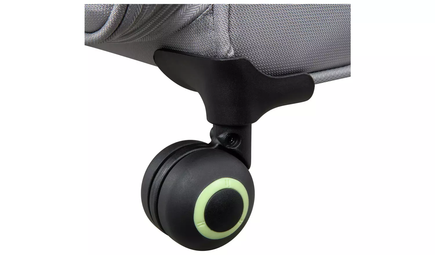 IT Luggage Expandable 8 Wheel Soft Suitcase - Small, Grey