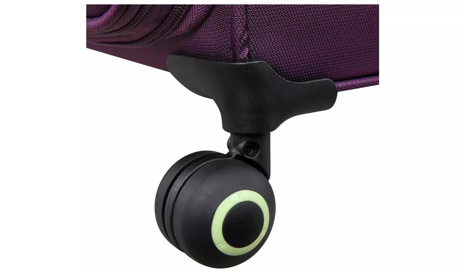 IT Luggage Expandable 8 Wheel Soft Suitcase - Small, Plum