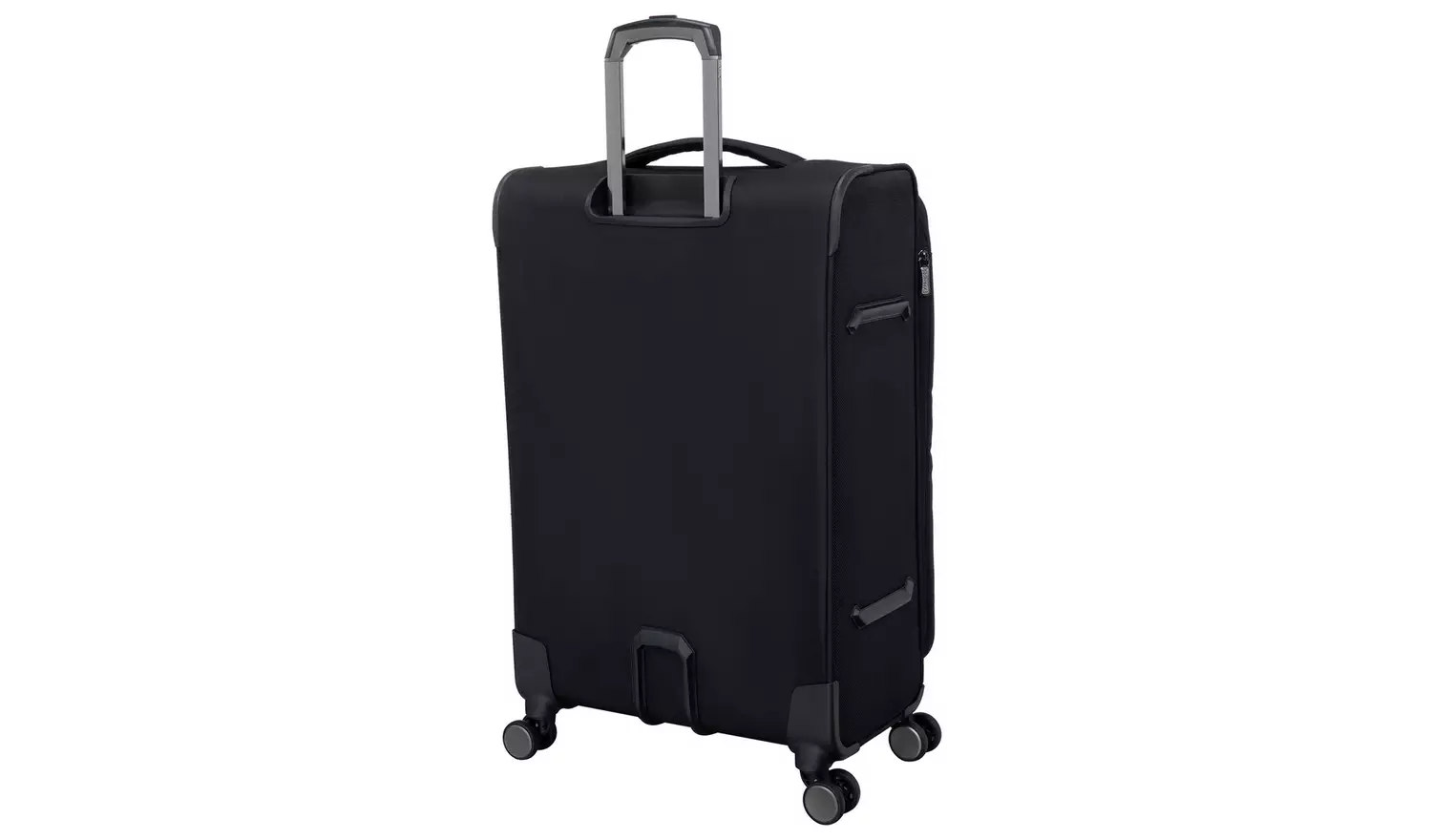 IT Luggage Expandable 8 Wheel Soft Suitcase -Small, Charcoal