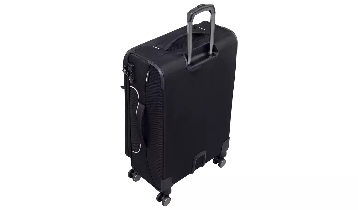 IT Luggage Expandable 8 Wheel Soft Suitcase -Small, Charcoal