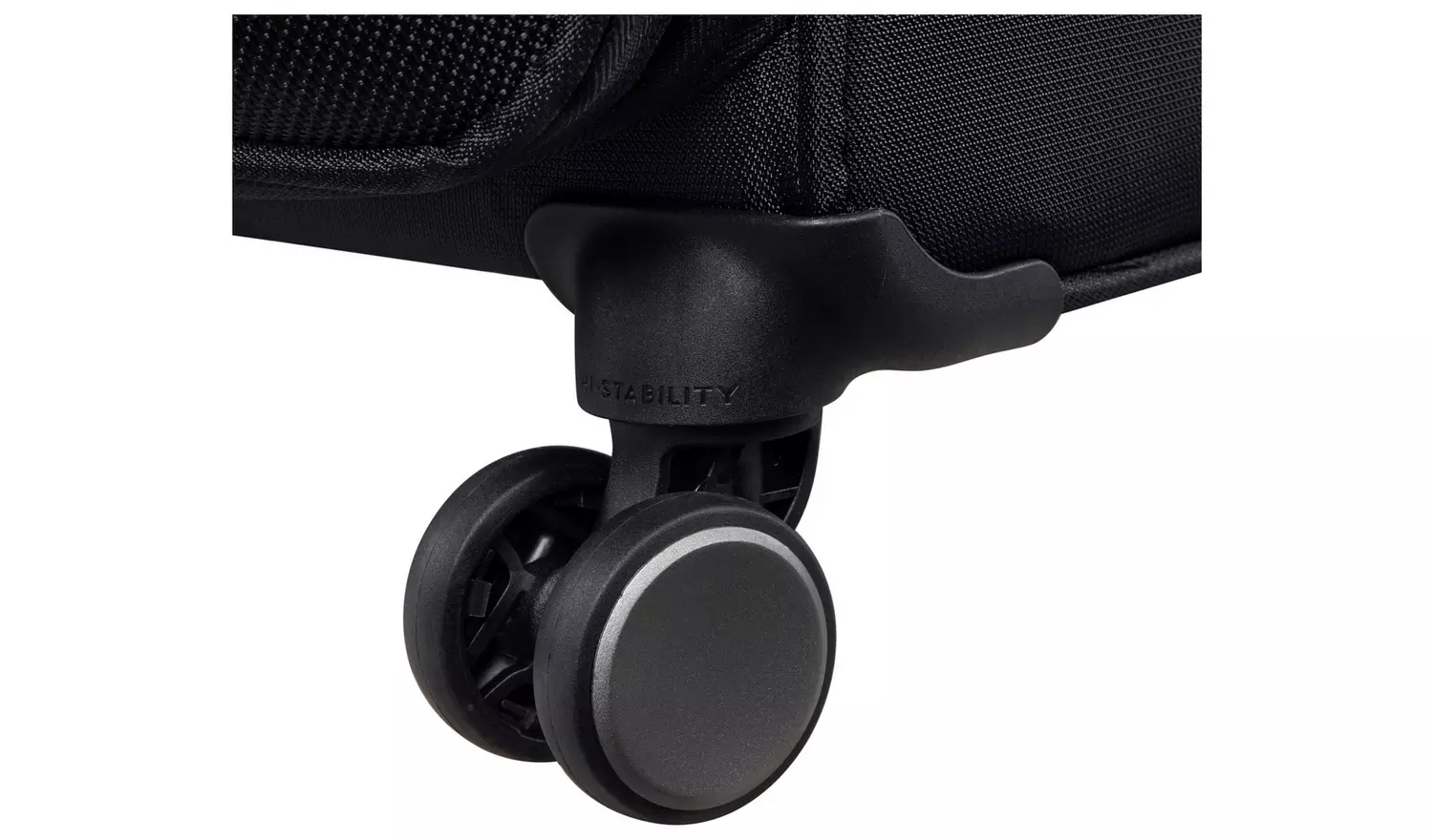 IT Luggage Expandable 8 Wheel Soft Suitcase -Small, Charcoal