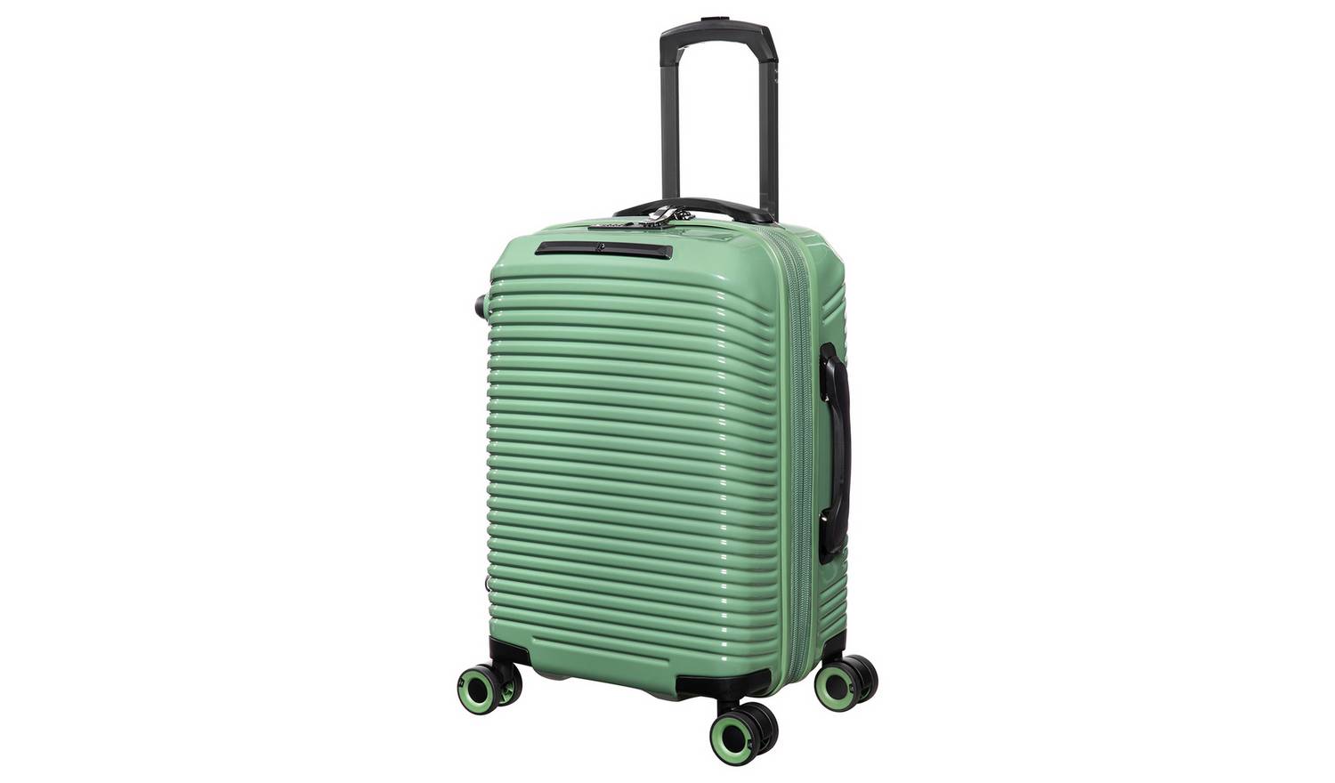 IT Luggage Expandable 8 Wheel Hard Suitcase - Small, Green