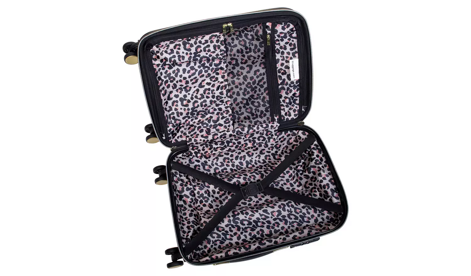 IT Luggage 8 Wheel Hard Suitcase - Cabin, Coral