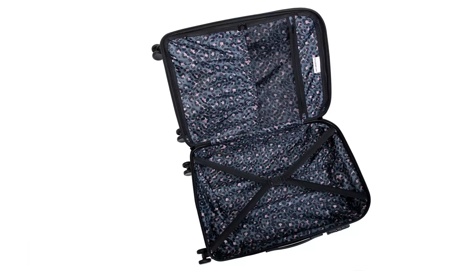 IT Luggage 8 Wheel Hard Suitcase - Medium, Blue