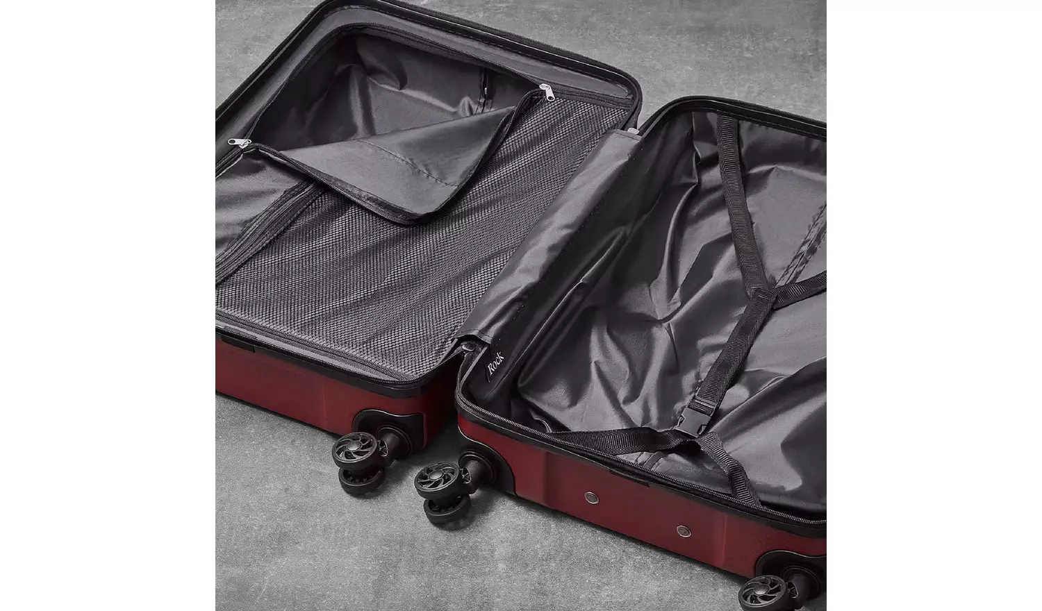 Rock 8 Wheel Hard Suitcase - Medium