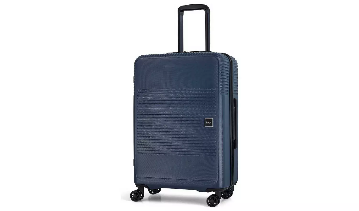 Rock 8 Wheel Hard Suitcase - Medium, Navy