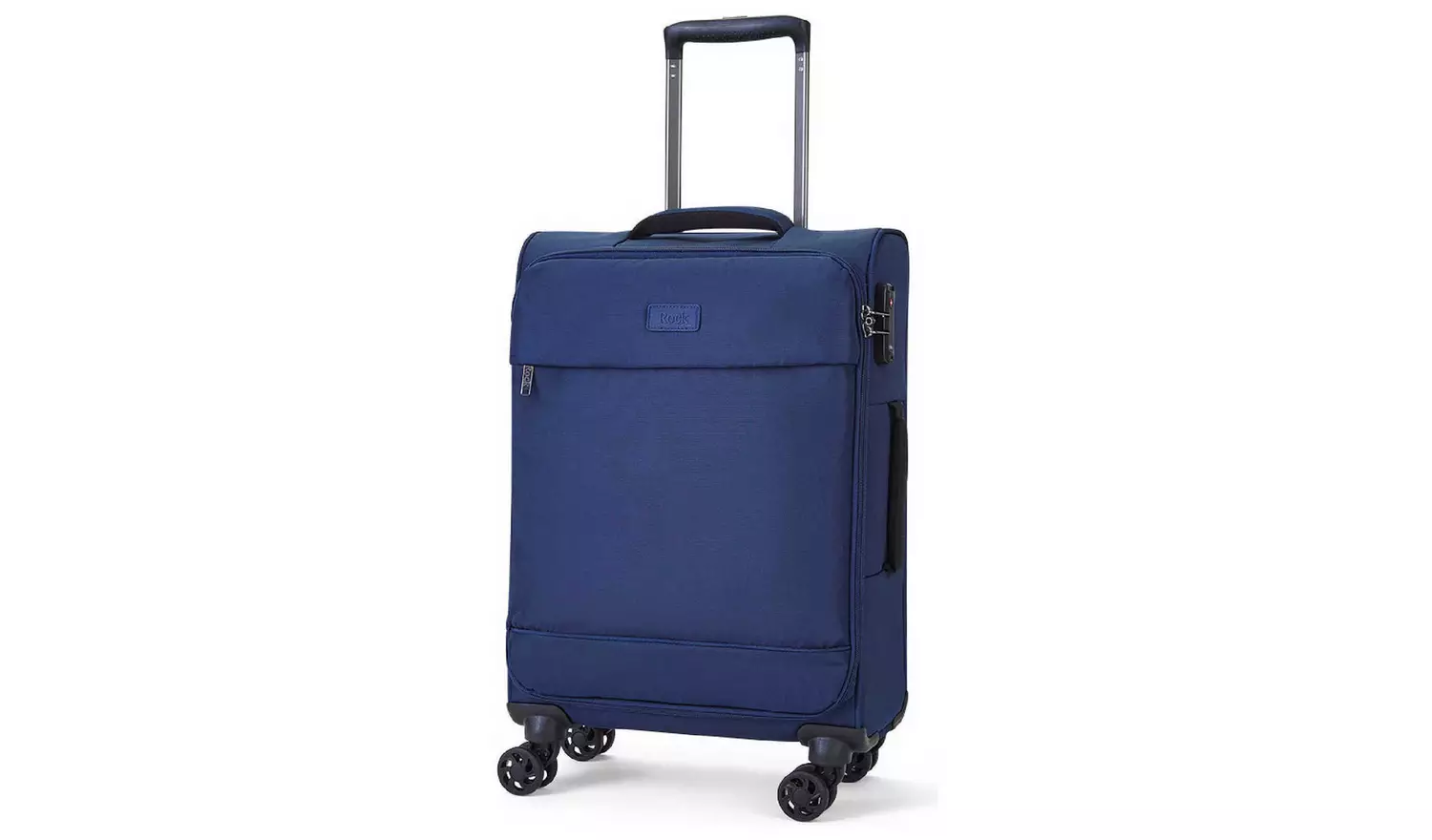 Rock 8 Wheel Soft Suitcase - Small, Navy